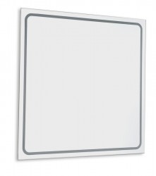 SAPHO - GEMINI zrcadlo s LED osvětlením 90x90cm (GM092)