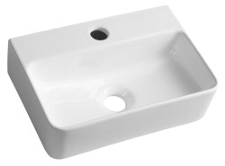 SAPHO - GERDA keramické umývátko, 36x25cm, bílá (AR362)