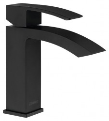 SAPHO - GINKO 25 stojánková umyvadlová baterie, černá mat (1101-06B)