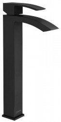 SAPHO - GINKO 25 stojánková umyvadlová baterie vysoká, černá mat (1101-04B)