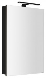 SAPHO - GRETA galerka s LED osvětlením, 50x70x14cm, černá mat (GR055-0035)