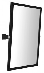 SAPHO - HANDICAP zrcadlo výklopné 40x60cm, černá (XH007B)