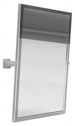 SAPHO - HANDICAP zrcadlo výklopné 40x60cm, nerez lesk (XH007)