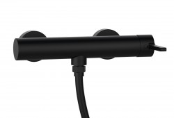 SAPHO - ICONIC nástěnná sprchová baterie, černá mat (AF011B)