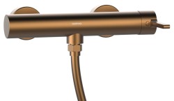 SAPHO - ICONIC nástěnná sprchová baterie, měď mat (AF011PG)