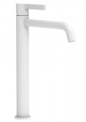 SAPHO - ICONIC stojánková umyvadlová baterie vysoká, bílá mat (AF006W)