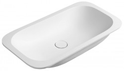 SAPHO - IMPALA umyvadlo pod desku, Rockstone, 58,8x35,5cm, bílá mat (IM540)