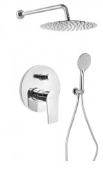 SAPHO - KAI podomítkový sprchový set s pákovou baterií, 2 výstupy, chrom (KA42-03)