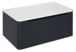 SAPHO - KERALA umyvadlová skříňka 80x35x47,5cm, 1x zásuvka, antracit matný (KR080-3434)