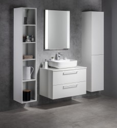 SAPHO - Koupelnový set CIRASA 81, bílá lesk (KSET-030)