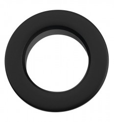 SAPHO - Krytka přepadu umyvadla Ø 32, černá (103100000195)