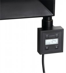SAPHO - KTX topná tyč s termostatem, 300 W, černá mat (KTX-B-300)