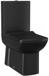 SAPHO - LARA WC kombi, spodní/zadní odpad, černá mat (LR360)