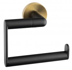SAPHO - LARISSA držák toaletního papíru, černá/zlato mat (WS017BG)