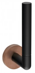SAPHO - LARISSA držák toaletního papíru rezervní, černá/měď mat (WS018BC)