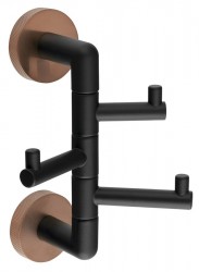 SAPHO - LARISSA trojháček otočný, černá/měď mat (WS063BC)