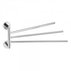 SAPHO - LARISSA trojitý držák ručníků otočný 350, chrom (WS022)