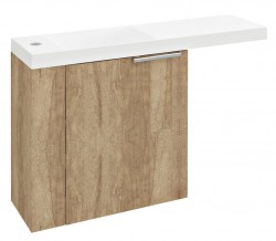 SAPHO - LATUS VI umyvadlová skříňka 50x50x22cm, levá, dub alabama (LT615-2222)