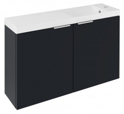 SAPHO - LATUS X umyvadlová skříňka 78,8x50x22cm, antracit matný (LT110-SET07)