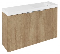 SAPHO - LATUS X umyvadlová skříňka 78,8x50x22cm, dub alabama (LT110-SET06)