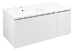 SAPHO - LOREA skříňka 100x46x51,5cm (70+30cm), levá, bílá mat (LE070-3131-L-01)