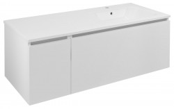 SAPHO - LOREA skříňka 120x46x51,5cm (30+90cm), pravá, bílá mat (LE090-3131-R-01)