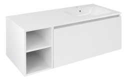 SAPHO - LOREA skříňka 120x46x51,5cm (30P+90cm), pravá, bílá mat (LE090-3131-R-04)