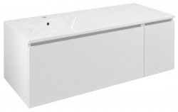 SAPHO - LOREA skříňka 120x46x51,5cm (90+30cm), levá, bílá mat (LE090-3131-L-01)