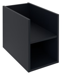 SAPHO - LOREA skříňka spodní policová 30x44x51,2cm, černá mat (LE025-3535)