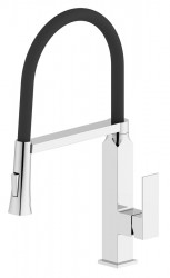 SAPHO - MAYA stojánková dřezová baterie se sprškou, chrom (MA780)