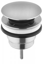 SAPHO - MINIMAL umyvadlová výpust 5/4“, click-clack, velká krytka, nerez mat (MI059)