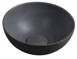 SAPHO - MINOR betonové umývátko na desku, Ø 26cm, antracit mat (MR26016)
