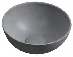 SAPHO - MINOR betonové umývátko na desku, Ø 26cm, šedá (MR26017)