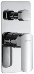 SAPHO - MIXONA podomítková sprchová baterie, 2 výstupy, chrom (MG042)
