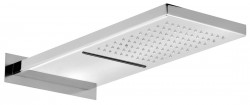 SAPHO - Nástěnná hlavová sprcha s kaskádou, 500x200, nerez lesk (DC562)
