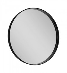 SAPHO - NOTION kulaté zrcadlo v rámu ø 60cm, černá mat (NT600)