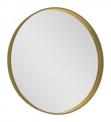 SAPHO - NOTION kulaté zrcadlo v rámu ø 70cm, zlato mat (NT700G)