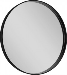 SAPHO - NOTION kulaté zrcadlo v rámu ø 80cm, černá mat (NT800)