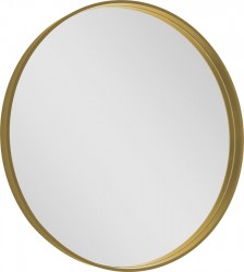 SAPHO - NOTION kulaté zrcadlo v rámu ø 80cm, zlato mat (NT800G)