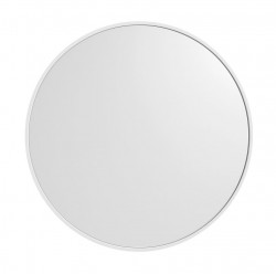 SAPHO - NOTION SLIM kulaté zrcadlo v rámu ø 60cm, bílá mat (NT600W)