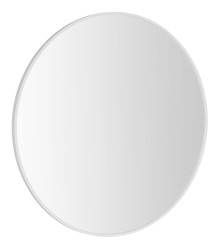 SAPHO - NOTION SLIM kulaté zrcadlo v rámu ø 70cm, bílá mat (NT700W)
