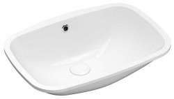 SAPHO - NUVO keramické umyvadlo pod desku, 55x38cm, bílá (50354)