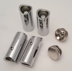 SAPHO - NYMPHA montážní uchycení, 4 ks držáků, chrom (ND1805-15)