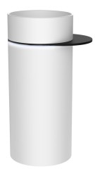 SAPHO - OASIS keramické umyvadlo volně stojící 40x89x52cm, police do prostoru, bílá mat (AS628-31)