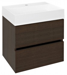 SAPHO - ODETTA umyvadlová skříňka 57x50x43,5cm, borovice rustik (DT060-1616)