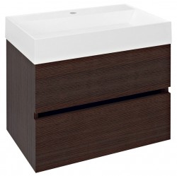 SAPHO - ODETTA umyvadlová skříňka 67x50x43,5cm, borovice rustik (DT070-1616)