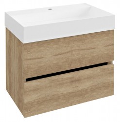 SAPHO - ODETTA umyvadlová skříňka 67x50x43,5cm, dub alabama (DT070-2222)