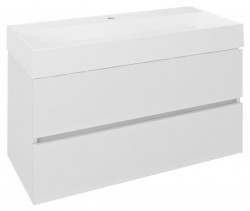SAPHO - ODETTA umyvadlová skříňka 95x50x43,5cm, bílá lesk (DT100-3030)