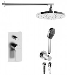 SAPHO - PAX podomítkový sprchový set s pákovou baterií, 2 výstupy, chrom (XA42-01)