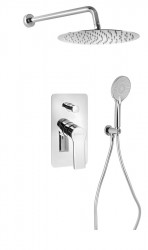 SAPHO - PAX podomítkový sprchový set s pákovou baterií, 2 výstupy, chrom (XA42-03)